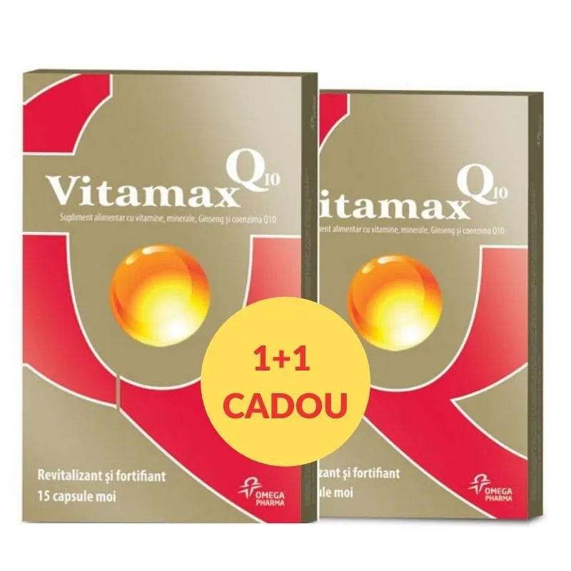 Vitamax Q10, 15 capsule  15 capsule, Perrigo (40% reducere din al 2-lea produs)