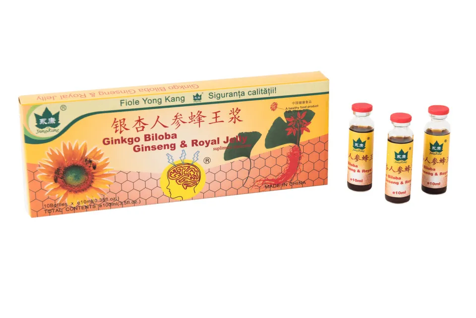 GINKGO BILOBA + GINSENG + ROYAL JELLY 10 FIOLE X 10ML