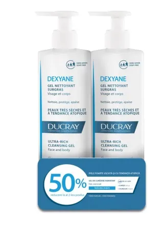 DUCRAY-DEXYANE GEL DE CURATARE X 400 ML 1+50%   PIERRE FABRE