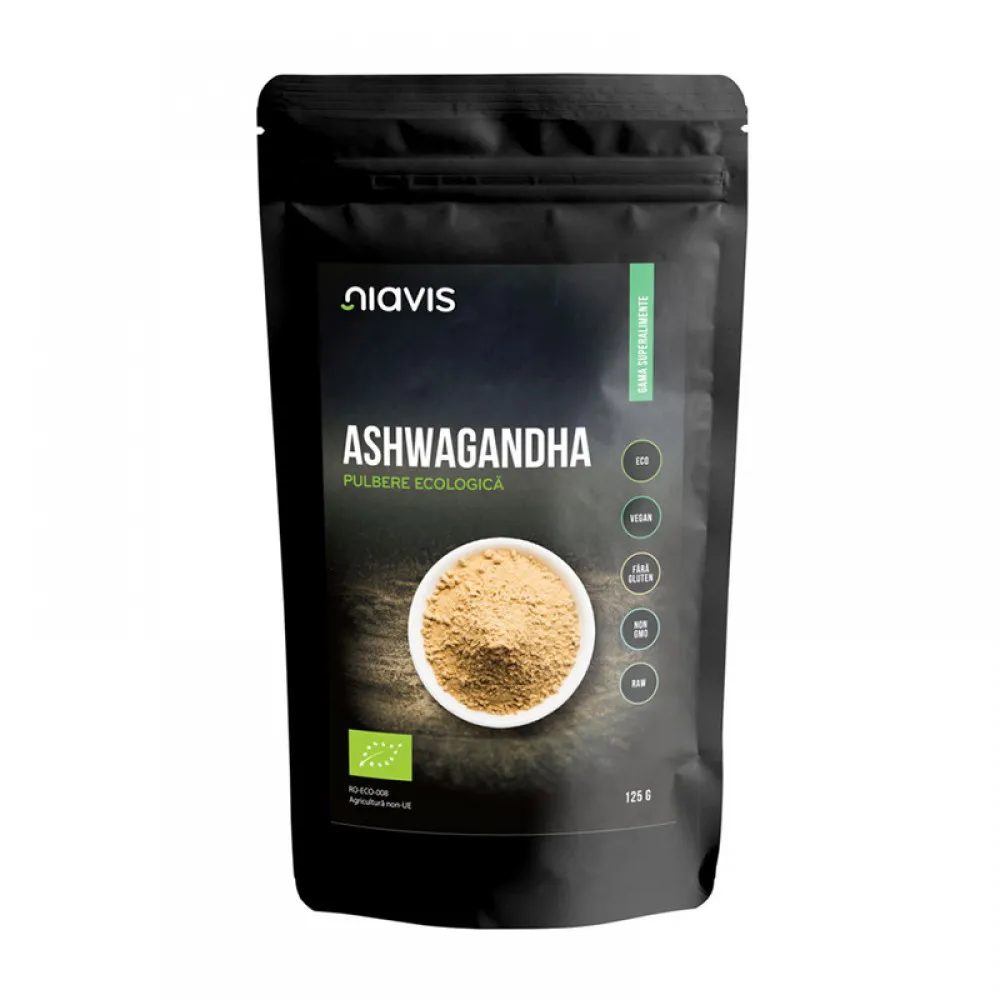 Ashwagandha Pulbere Ecologica (Bio) 125 grame
