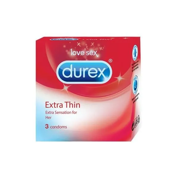 DUREX EXTRA THIN 3BUC
