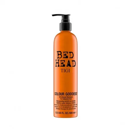 TIGI Bed Head Colour Goddess Sampon cu uleiuri pentru par colorat, 400 ml