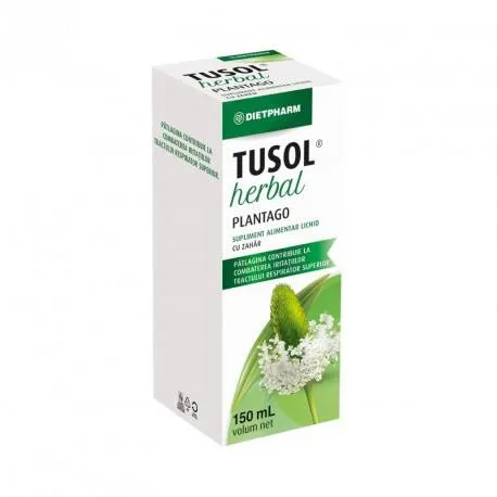 Sirop Tusol Herbal Plantago x 150ml