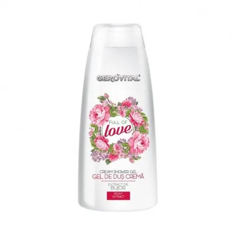 5730 Gerovital Gel de Dus Crema Full Of Love, 400ml