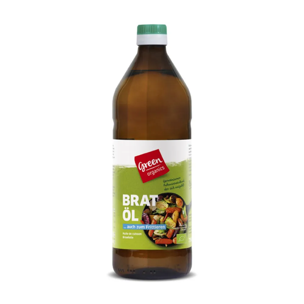 Ulei pentru prajit de floarea soarelui bio (750 ml)
