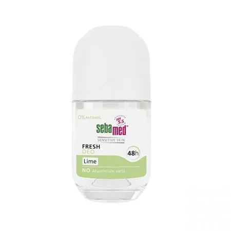 Deodorant roll-on 24H Lime, 50 ml, sebamed