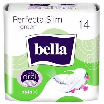 Absorbante Perfecta Slim Green, 14 bucati, Bella