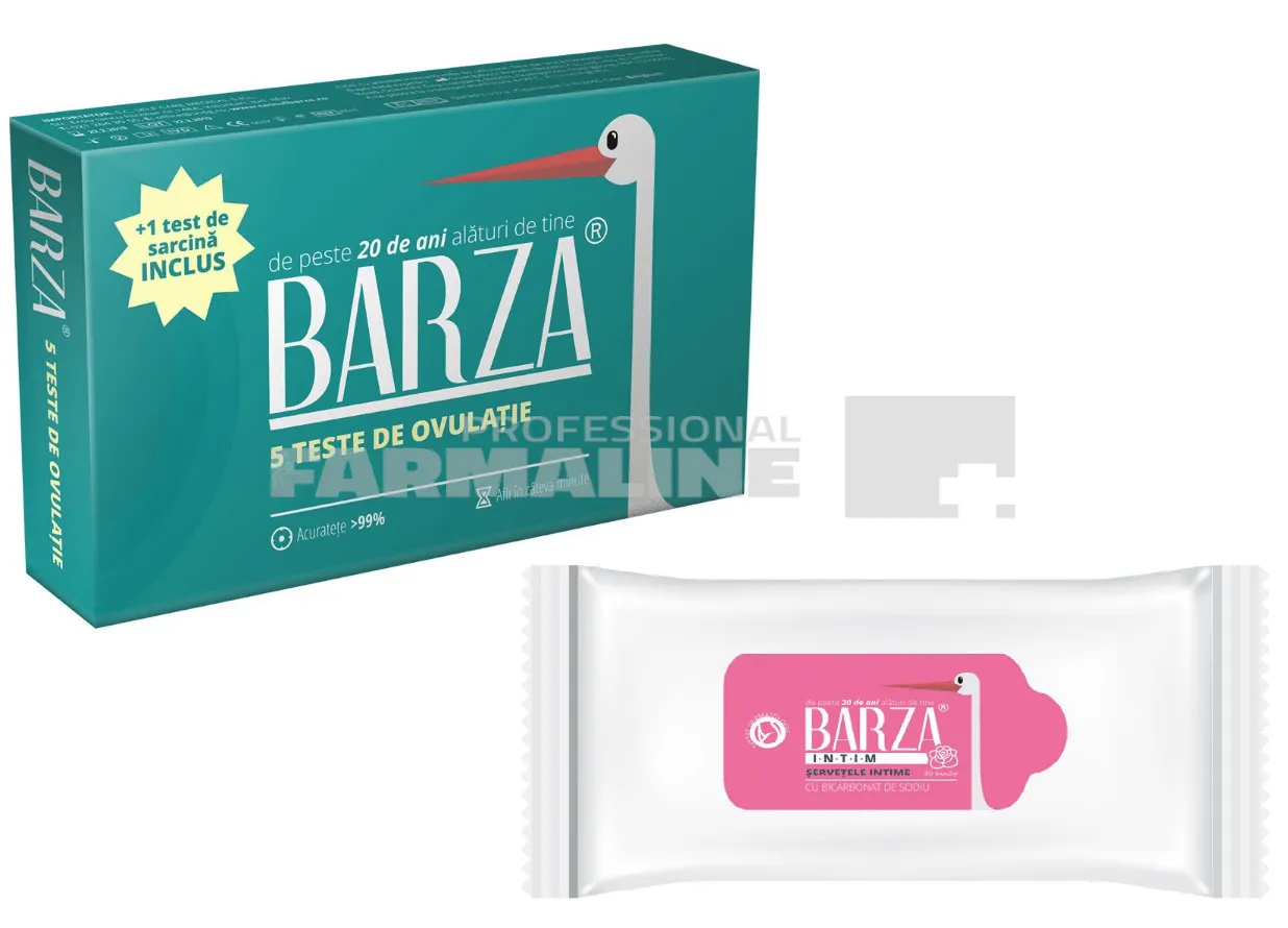 Braza Teste ovulatie banda + Test sarcina inclus + Servetele intime