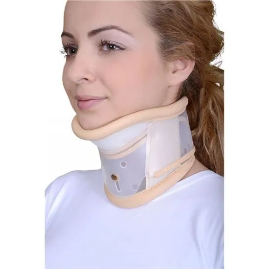 Orteza cervicala, guler schanz cu suport barbie, nud M, BRN101