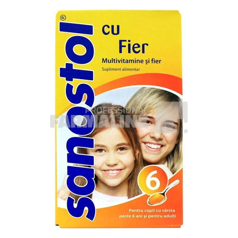 Sanostol cu fier sirop 230 ml