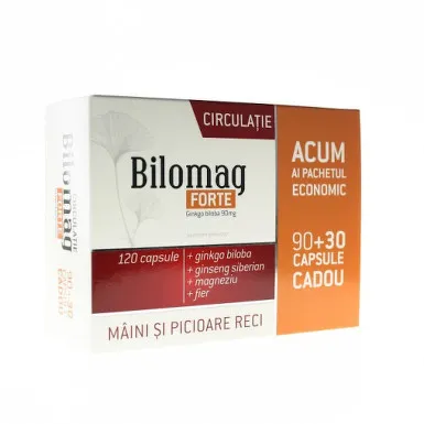 Zdrovit Bilomag forte circulatie x 90 capsule + 30 capsule