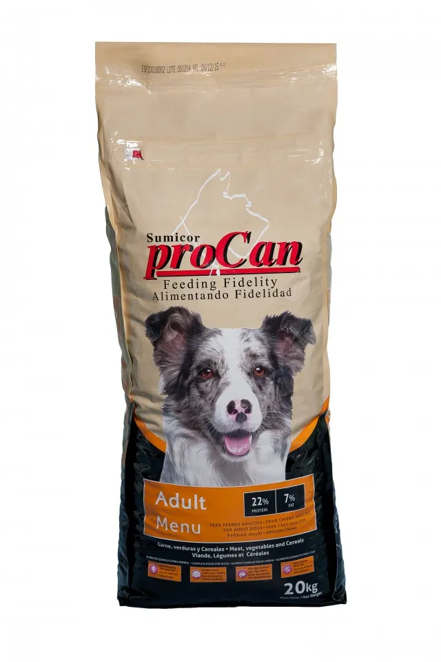 Procan Menu - Hrana uscata completa - 20kg
