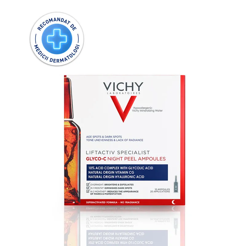 VICHY LIFTACTIV SPECIALIST GLYCO C PENTRU PEELING 10 FIOLE X 2ML