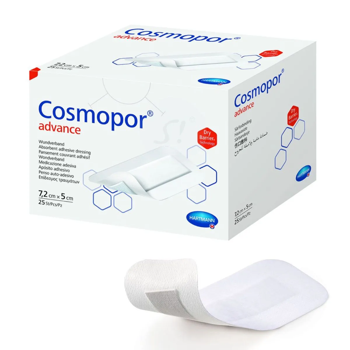 Plasturi Cosmopor, 7.2x 5 cm, 25 plasturi, Hartmann