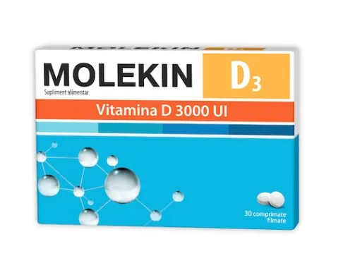 Zdrovit Molekin Vitamina D 3000ui x 30 comprimate
