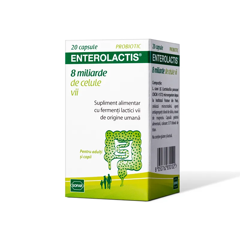 ENTEROLACTIS X 20 CAPSULE