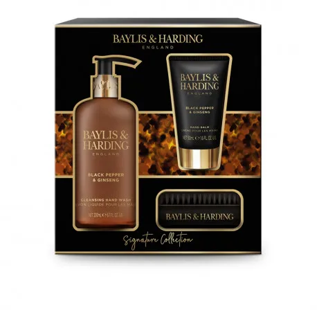 Set cadou Baylis & Harding protectie pentru maini cu Piper negru si Ginseng, 3 piese