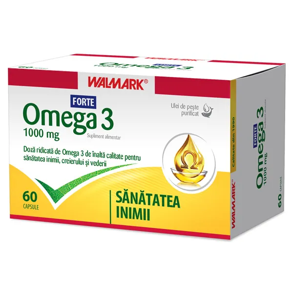 Omega 3 Forte 1000 mg , 60 capsule, Walmark