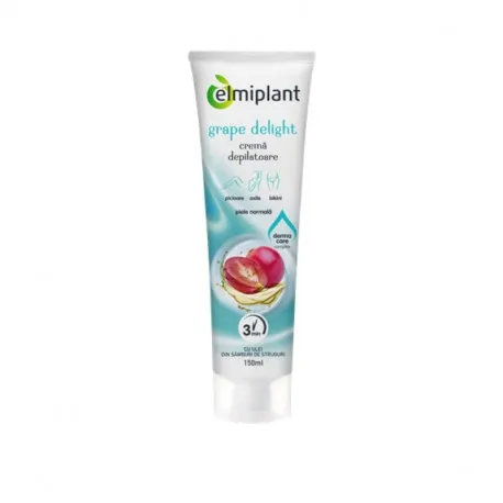 Elmiplant Velvet Touch Crema Depilatoare Grape Delight, 150 ml