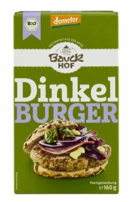 Mix pentru burger din spelta eco, 160g, Bauck Hof