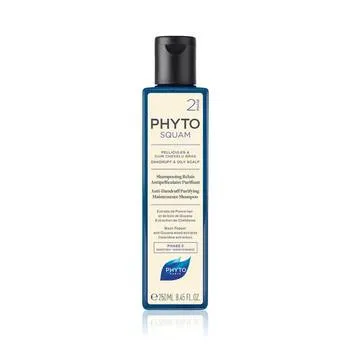Sampon purifiant antimatreata pentru par gras Phytosquam, 250ml, Phyto