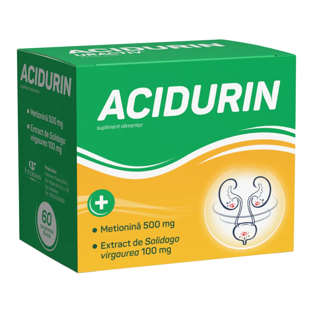Acidurin, 60 comprimate, Fiterman