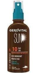 GEROVITAL SUN ULEI BRONZANT PENTRU PLAJA SPF10 150ML