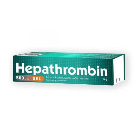 Hepathrombin gel, 500UI/g, 40 g, Hemofarm