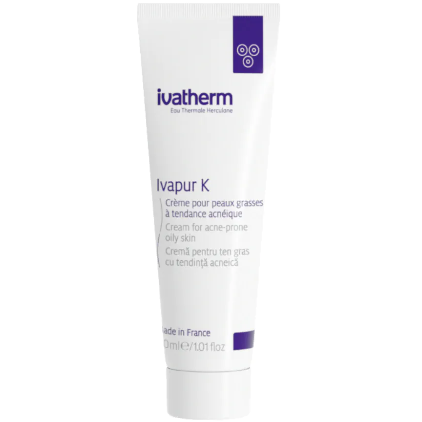 Ivatherm Ivapur Crema K Ten Gras cu Tendinta Acneica x 30ml
