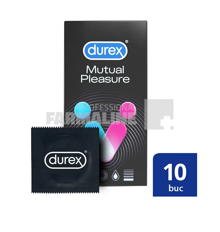 Durex Mutual Pleasure Prezervative 10 bucati