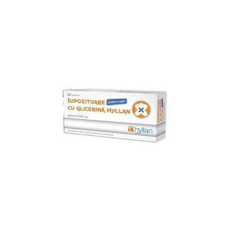 HYLLAN SUPOZITOARE CU GLICERINA COPII 12BUC
