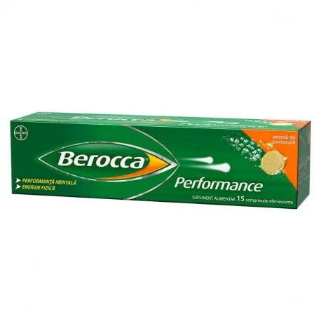 Berocca Performance, Multivitamine, 15 comprimate efervescente