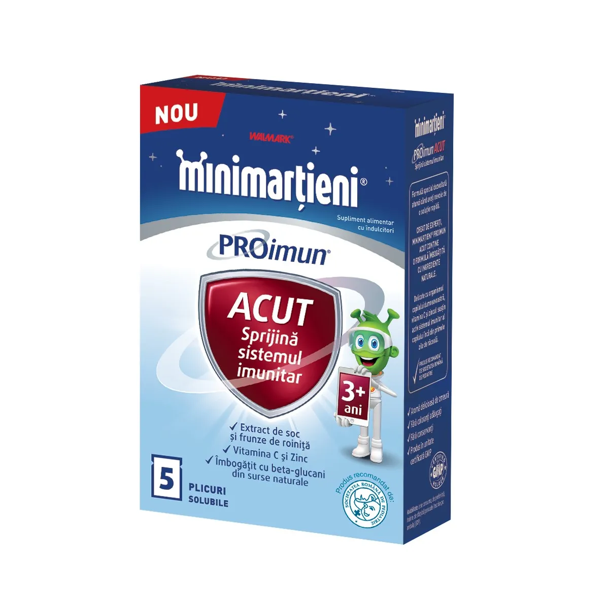 MINIMARTIENI PROIMUN ACUT 3+ ANI X 5 PLICURI WALMARK