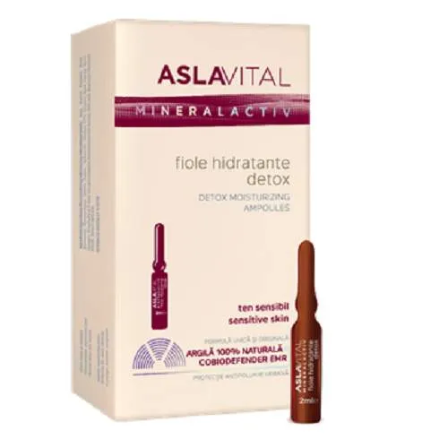 ASLAVITAL MINERALACTIV FIOLE HIDRATANTE DETOX 7 FIOLE X 2ML