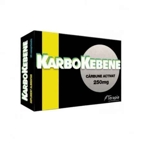 KarboKEBENE 250mg, 20 comprimate