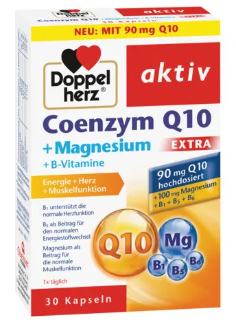 Coenzima Q10 Extra+Magneziu, 30 capsule, Doppelherz