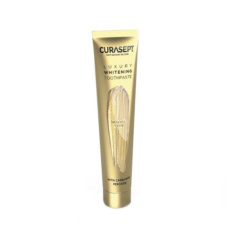 Curasept Pasta dinti Luxury Whitening Gold, 75 ml