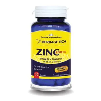 Zinc Forte, 30 capsule, Herbagetica