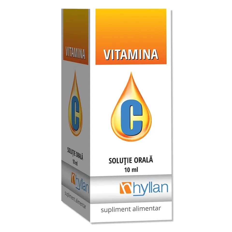 HYLLAN VITAMINA C SOLUTIE ORALA 10ML