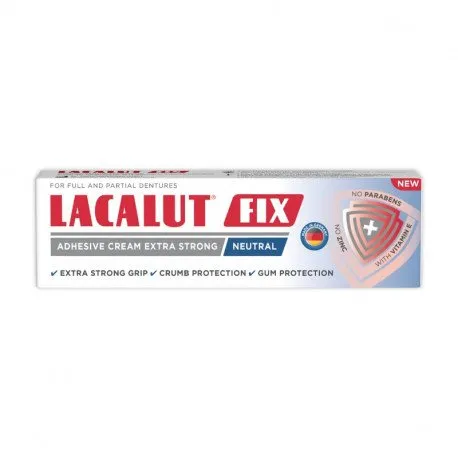 Lacalut Fix Neutral Crema Adeziva, 40g