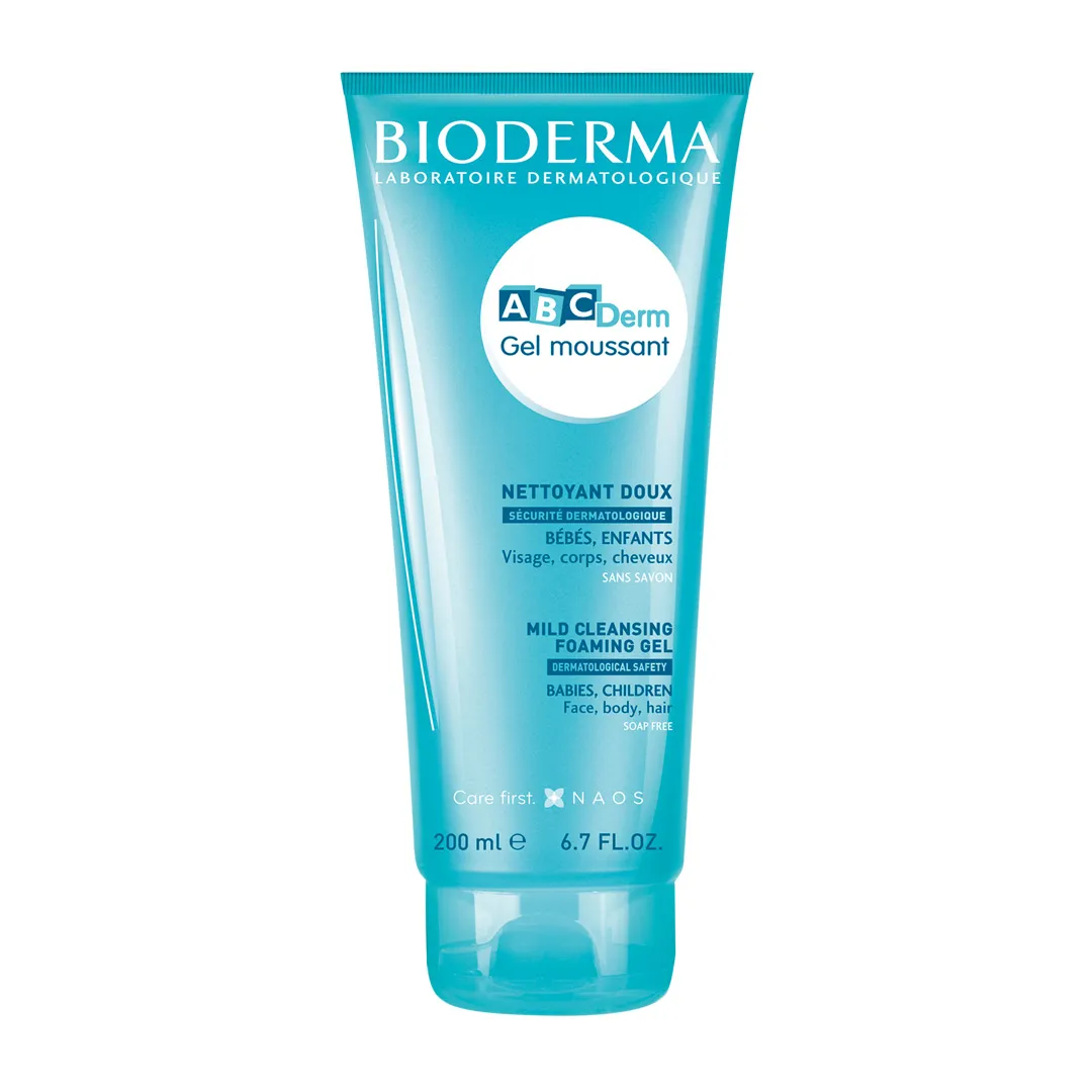 Gel spumant ABCDerm, 200 ML, Bioderma