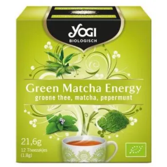 Ceai Eco green matcha energy 12pl (YogiTea)