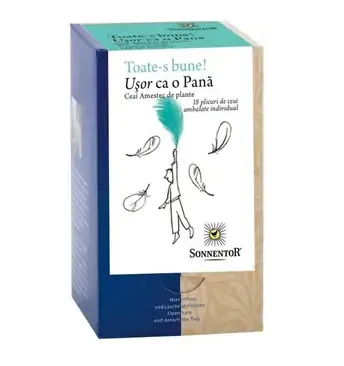 Ceai Usor ca o Pana Eco, 18pl, Sonnentor