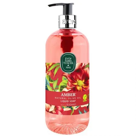 Sapun lichid cu ulei natural de masline Amber, 500 ml, Eyup Sabri Tuncer