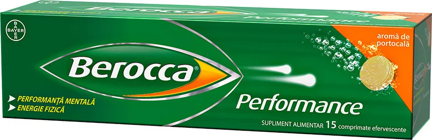 BEROCCA PERFORMANCE 15 COMPRIMATE EFERVESCENTE