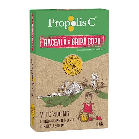 Propolis C Kids raceala si gripa x 8 plicuri