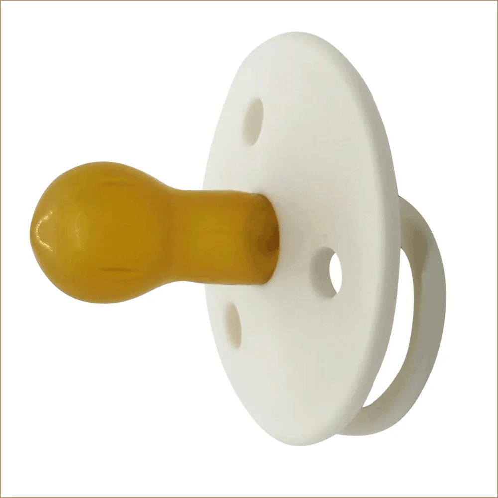 Suzeta din latex 6+ luni white, 2 bucati, Mininor