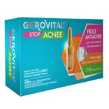 Tratament intensiv Stop Acnee, 10 fiole x 2ml, Gerovital