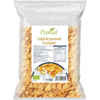 Fulgi de porumb Bio, 350g, Pronat