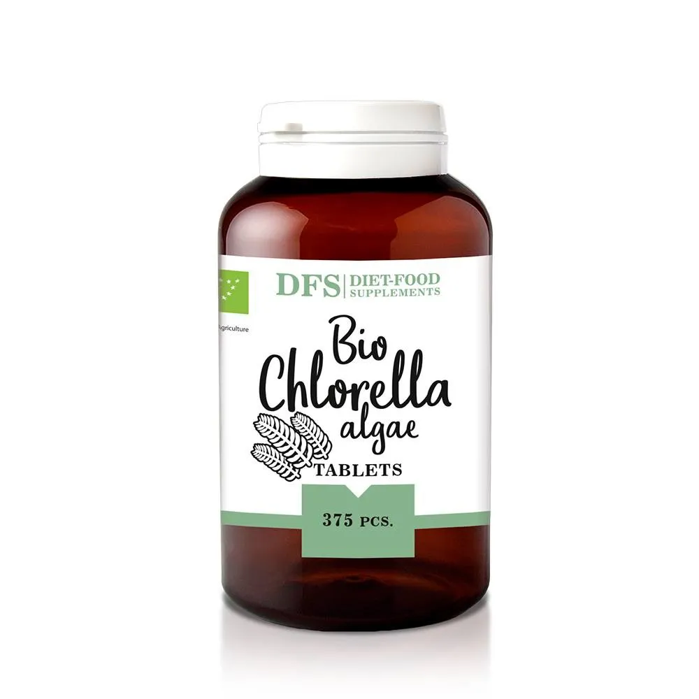 Bio Chlorella - 375 tablete x 400mg - (150g), Diet-Food